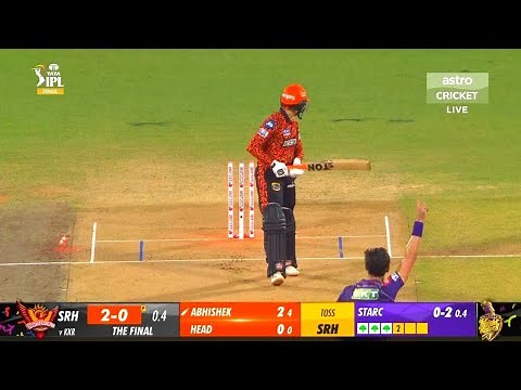 Mitchell Starc boweld Abhishek sharma in IPL Final 2024 | KKR vs SRH Final | KKR Champion IPL 2024