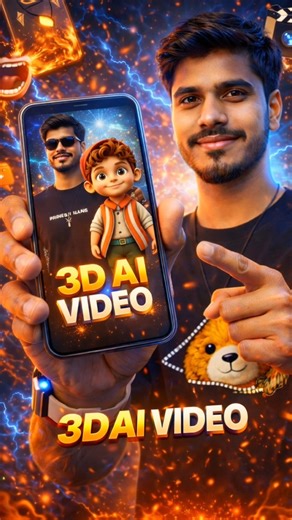 Photo Se 3D AI Video Kaise Banaye 🔥| Turn Image Into 3D AI Character | Create 3D AI Video From Photo