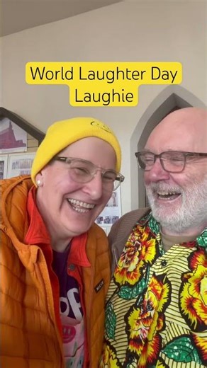 Laughie on World Laughter Day 2026 at Gorton Monastery in Manchester