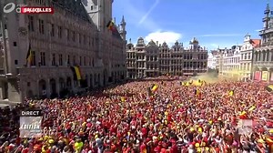 Le 15 juillet 2018, après une Coupe du monde éblouissante, Eden Hazard mettait le feu sur une Grand Place de Bruxelles incandescente. 🔥 Le reste appartient à l'Histoire. | Diables Rouges, tous ensemble