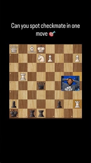 99% Miss This Checkmate in One! 😱. #chess #checkmate