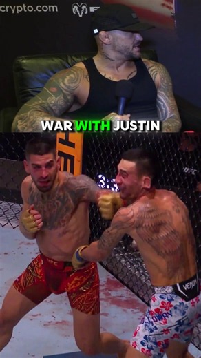 Dustin Poirier's Predicts Justin vs Topuria!! 😯 #justingaethje #iliatopuria