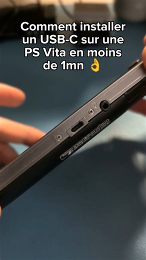 Modding Marius on Instagram: "Installation USB-C sur une PS Vita… en moins d’1 minute ⏱️ On teste un nouveau format, simple et sans prise de tête 👌 Si ce genre de time lapse vous plaît, dites-le en commentaire, j’en ai plein d’autres à vous montrer ☄️ ---🇬🇧--- USB-C installation on a PS Vita… in under 1 minute ⏱️ Testing a new format — quick and hassle-free 👌 If you enjoy this kind of time lapse, let me know in the comments, I’ve got plenty more to share ☄️ 🔋 . . . #vita #psvita #retrogamin