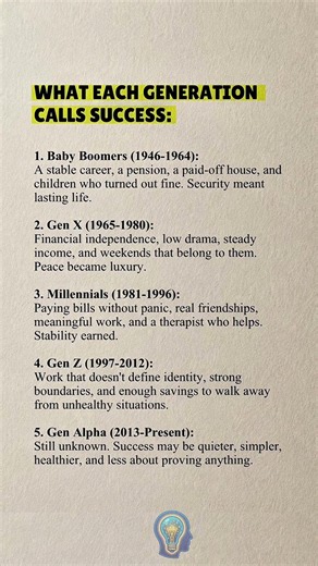 What Does Success Mean to Each Generation?