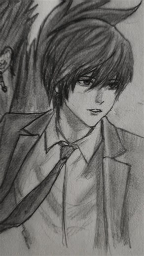 Light Yagami Drawing #deathnote #drawing #art #anime #shorts #ytshorts #sketch #fyp #myart #trend