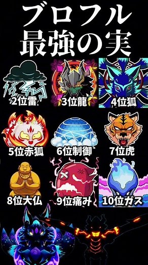 【ブロフル】最強の悪魔の実TOP11 #ブロックスフルーツ #ロブロックス #bloxfruits #roblox