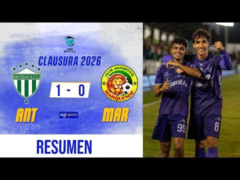 Antigua GFC wins by a narrow margin | Antigua 1-0 Marquense | Full Summary