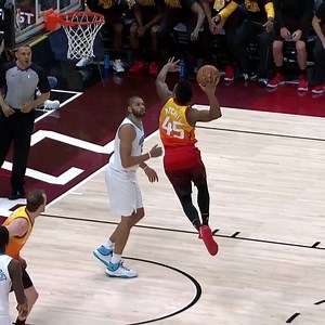 24M views · 11K reactions | See how the Slam Dunk champ & rookie sensation Donovan Mitchell took the NBA by storm this year! ⬆️️⬆️ (...including a STATEMENT dunk in Game 6) | NBA | Facebook