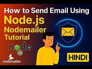 How to Send Email Using Node.js Nodemailer Tutorial (Hindi)