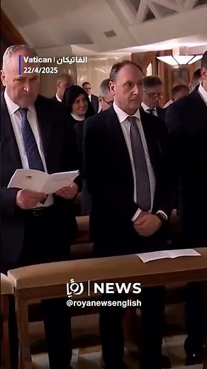 First glimpse of the Pope in open casket as mourners gather at the Vatican