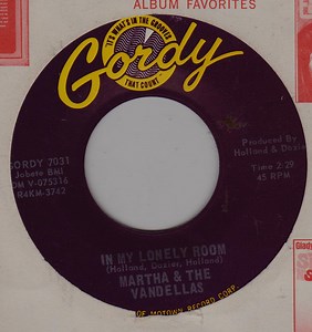 Martha & The Vandellas - In My Lonely Room