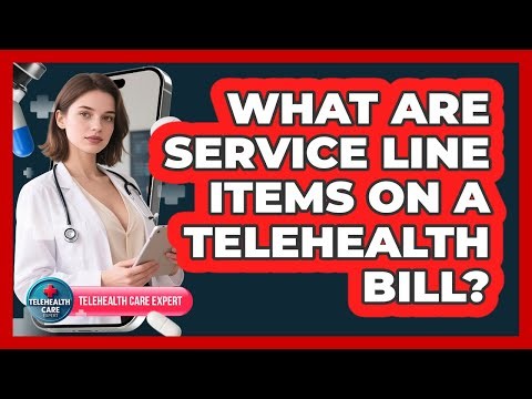 What Are Service Line Items On A Telehealth Bill?