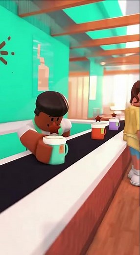 Roblox Coffee Shop Tycoon — Morning Rush in 8K (Cinematic)