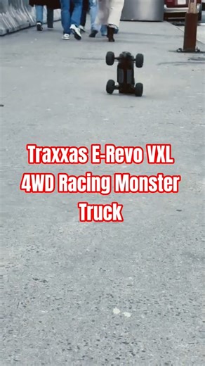 This RC is TOO FAST for the street. Monster truck madness.👀. #rc #rcracer