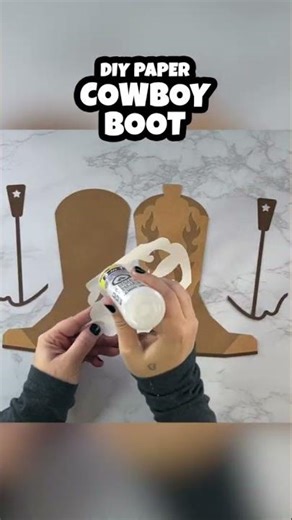 Make Your Own 3D Paper Cowboy Boot | SVG for Cricut