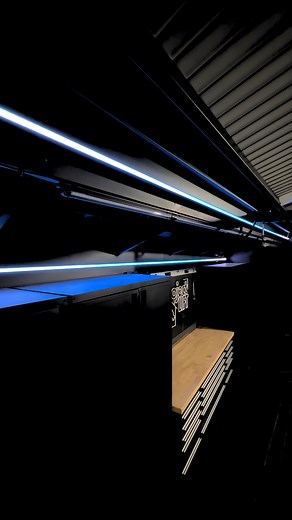 1.2K views · 598 reactions | Garage Transformation ep3 – Installing fully customisable LED lighting that can be any colour and programmed in infinite ways — installed with aluminium channel diffusers for a clean, pro look. #LEDlights #LEDInstallation #WorkshopSetup #GarageUpgrade #ShedMakeover #DIYProjects #LightingInstallation #ToolTok #ProjectLiftDIY #WorkshopLighting #LEDChannels #HomeImprovementAU #AustralianDIY #WorkshopInspo | Project LIFT | Facebook