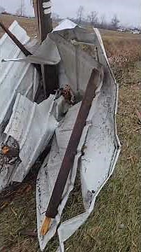 Filming the aftermath of a tornado ripping through wheatfield indiana solar farms #indiana