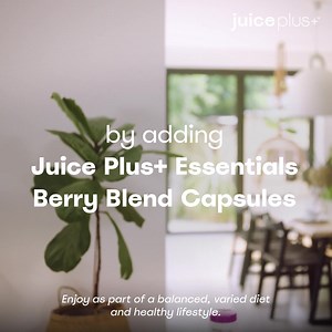 Unlock the power of berries with Juice Plus Essentials Berry Blend Capsules! 🍇🍓 Packed with 12 varieties of berries, including the antioxidant-rich resveratrol found in grapes, they're a convenient way to boost your daily nutrition. Harvested at peak ripeness and processed using our patented method, it's the ultimate blend for maximum nutrition! 💪 PLUS, to celebrate you and your healthy habits, you will receive a FREE Juice Plus Perform, 30 servings with every order of Essentials Capsules!* *