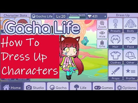 Gacha Life : How To Create and Dress Up Characters