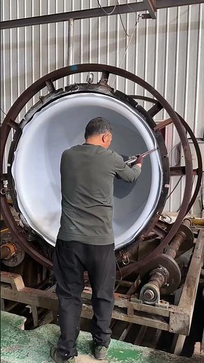 Watch This Worker Demold A Giant Seamless Plastic Tub | Rotational Molding Process