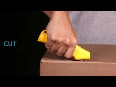 CrewSafe® - X-traSafe® CU Safety Utility Knife - Safe Cutting Tool