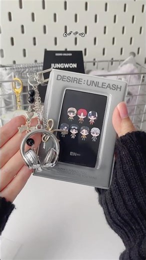 ENHYPEN PHOTOCARD BINDER 🩶🎧 #enhypen #engene #heeseung #kpop #kpopedit #illit #kawaii #unboxing