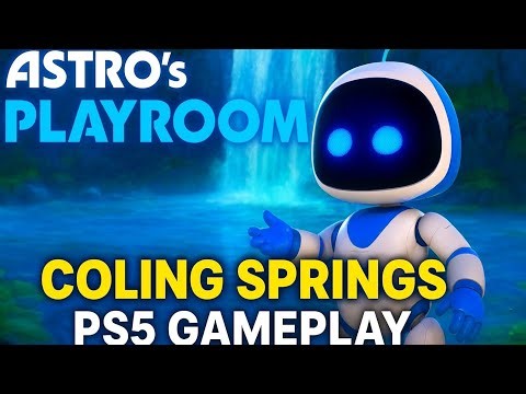 Astro's Playroom Cooling Springs FULL Gameplay | PS5 4K Walkthrough"