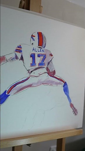 Josh Allen Drawing