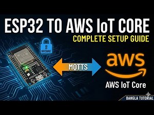 ESP32 AWS IoT Core Tutorial: Send & Receive Data (MQTTS) | Step-by-Step | Bangla