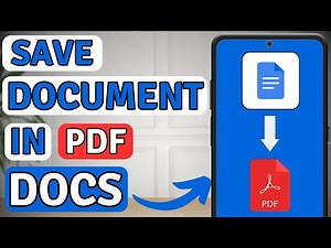 How To Save Document In PDF In Google Docs On iPhone And Android
