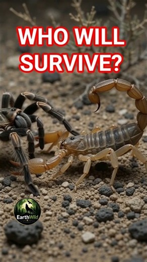 Scorpion vs Spider — One Strike Decides Everything 🦂🕷️ #shorts #nature #fight