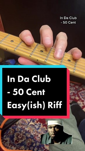 Guitar Tutorial: In Da Club String Riff by 50 Cent