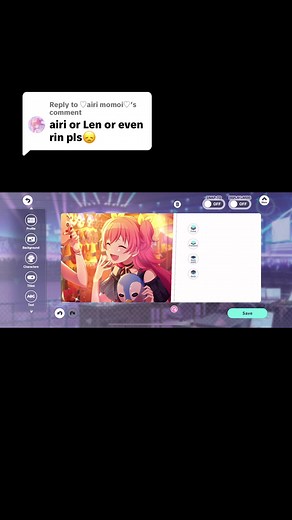 Custom Airi PJSK Name Card Creation