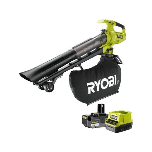 Ryobi ONE  18V 6.0Ah HP Garden Vacuum And Sweeper Kit R18XBLV26