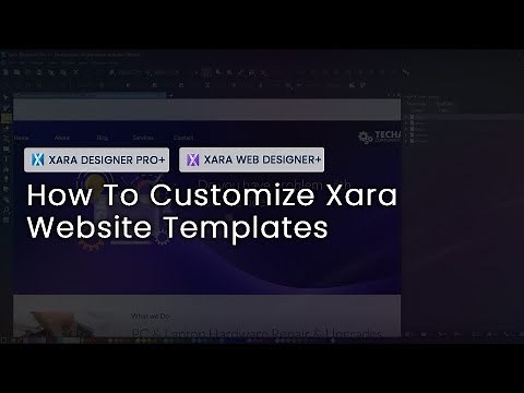 How To Customize Xara Website Templates? - Xara Tutorial