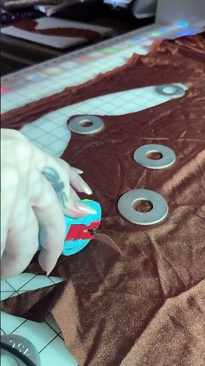 Cutting out patterns with my projector. #sewingsecrets #sewingtips #sewinghacks