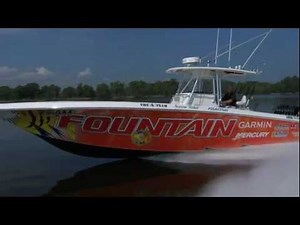 2011 38 ft Fountain Powerboats Center Console Review - Running Shots & Features