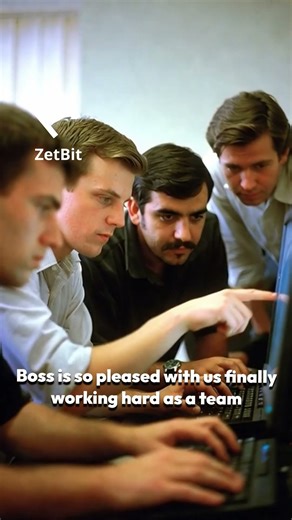 Boss is so pleased with us finally working hard as a team #programmer #codinglife #coding