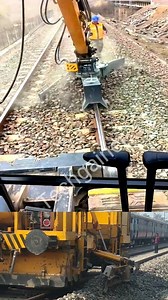 170K views · 852 reactions | Amazing Unseen Railway track machine  Ballast Regulator #viralpost2025シ #viralreels #reelsviralシ #railway #trackmachine | Techgainer | Facebook
