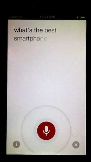 Google Search App For iOS Answering "What's The Best Smartphone?"