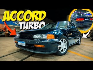 LUXO E DIVERSÃO JUNTOS NESTE HONDA ACCORD 1992 TURBO 200 CV