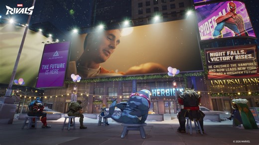 New trailer alert in Times Square! Join us as we gather for the festive addition of the Marvel's Avengers: Doomsday trailer! 🎇 #MarvelRivals #AvengersDoomsday | Marvel Rivals