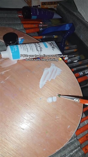 Fixing My Painting Signature Gone Wrong