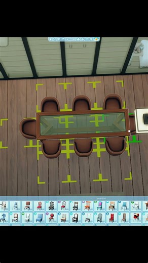 Cottage Dining Space 🍽️ | Sims 4 NO CC #shorts