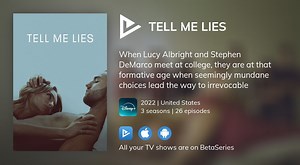 Watch Tell Me Lies streaming