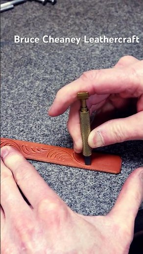 More Leather Carving Practice #leather #carving #shorts #craft
