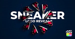 Sneaker Shoes Logo Reveal