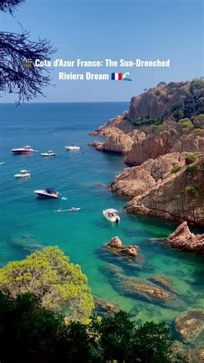 🎬 Cote d'Azur France: The Sun-Drenched Riviera Dream 🇫🇷🌊 #nice #france #cotedazur
