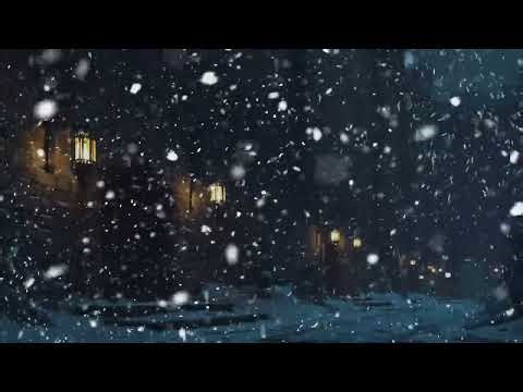 Whispering Blizzard Night ❄️ Cold Wind & Snowfall ASMR for Deep Sleep