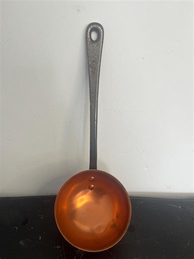 Vintage French Copper Ladle, Provençal Kitchen Utensil With Iron Handle, Rustic Farmhouse Cookware, Hanging Copper Soup Ladle - Etsy Australia